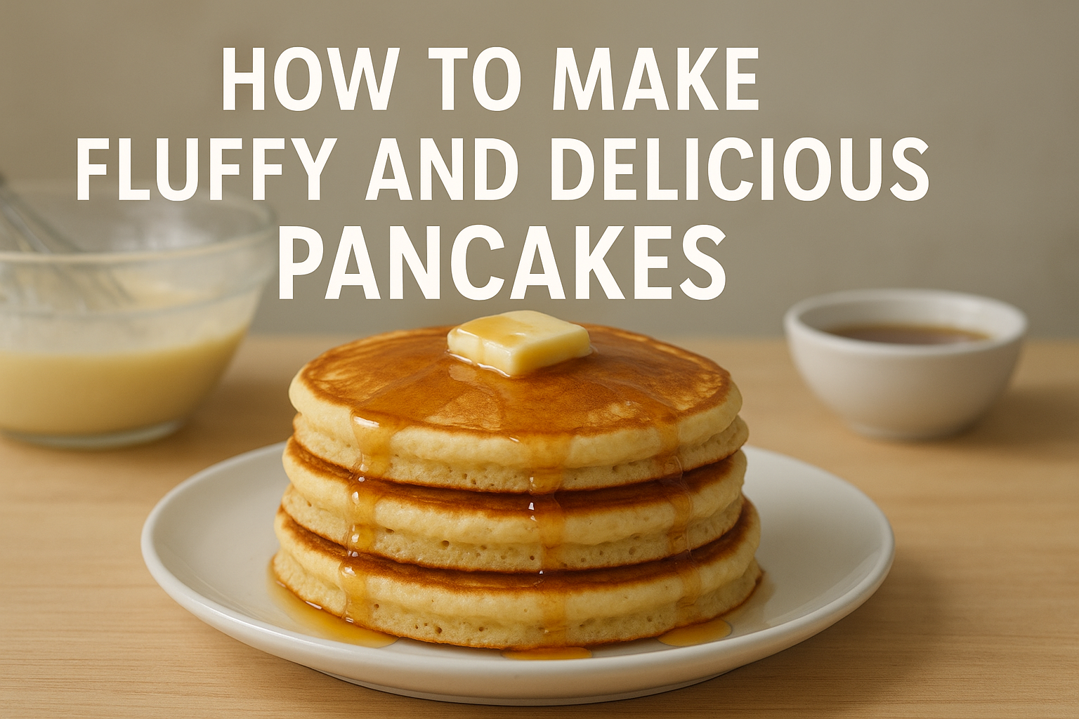 How to Make Fluffy and Delicious Pancakes